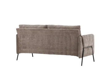 2:n ist Sohva Indigo - Beige - Huonekalut - Sohva - 2:n istuttava sohva