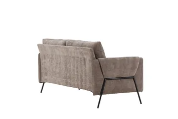 2:n ist Sohva Indigo - Beige - Huonekalut - Sohva - 2:n istuttava sohva