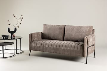 2:n ist Sohva Indigo - Beige - Huonekalut - Sohva - 2:n istuttava sohva