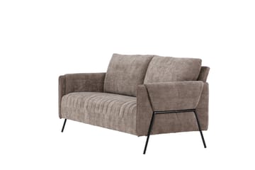 2:n ist Sohva Indigo - Beige - Huonekalut - Sohva - 2:n istuttava sohva