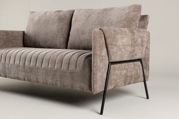 2:n ist Sohva Indigo - Beige - Huonekalut - Sohva - 2:n istuttava sohva