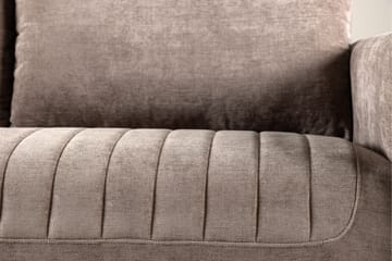 2:n ist Sohva Indigo - Beige - Huonekalut - Sohva - 2:n istuttava sohva