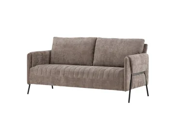 2:n ist Sohva Indigo - Beige - Huonekalut - Sohva - 2:n istuttava sohva