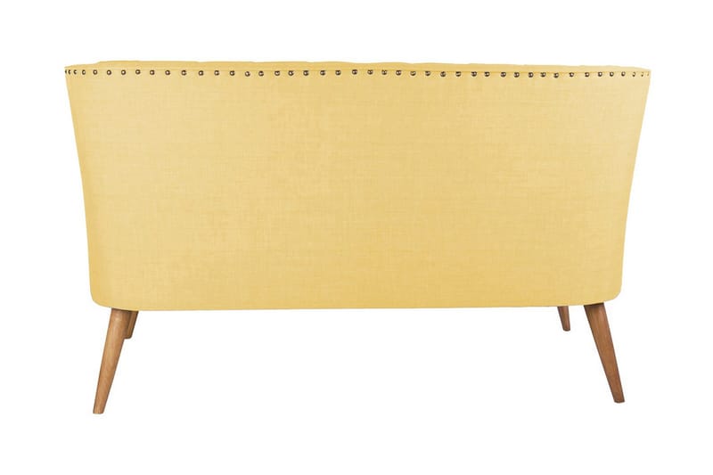 2:n ist Sohva Montiela - Keltainen/Luonnonväri - Huonekalut - Sohva - 2:n istuttava sohva