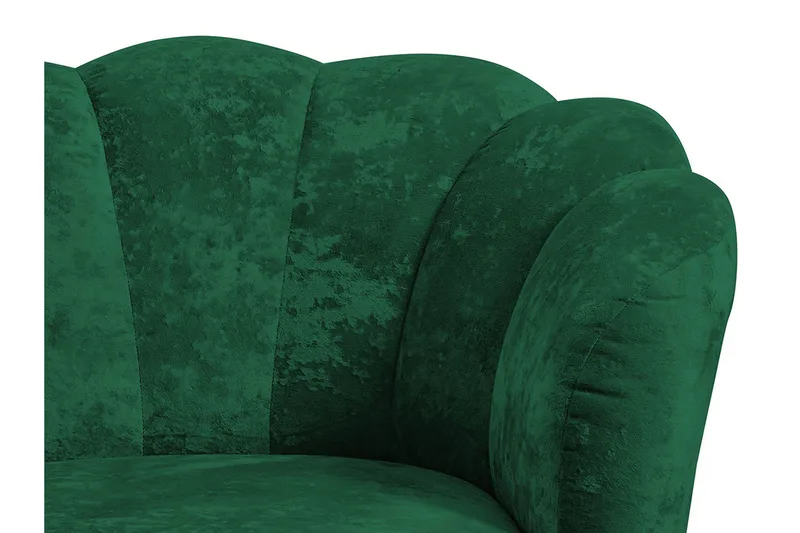 2:n ist Sohva Naspur - Sametti/Valkoinen/Kulta - Huonekalut - Sohva - 2:n istuttava sohva