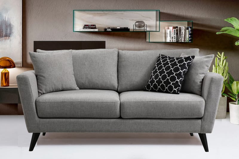 2:n ist Sohva Pytlarz - Harmaa - Huonekalut - Sohva - 2:n istuttava sohva