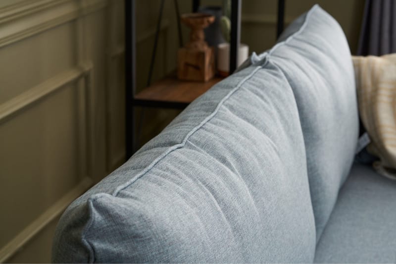 2:n ist Sohva BuPyöreäi - Sininen/Luonnonväri - Huonekalut - Sohva - 2:n istuttava sohva