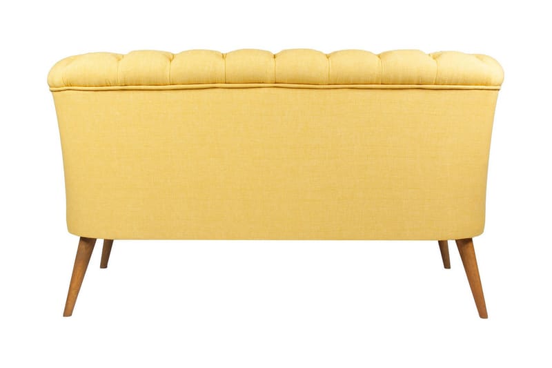 2:n ist Sohva Kiroli - Keltainen/Luonnonväri - Huonekalut - Sohva - 2:n istuttava sohva