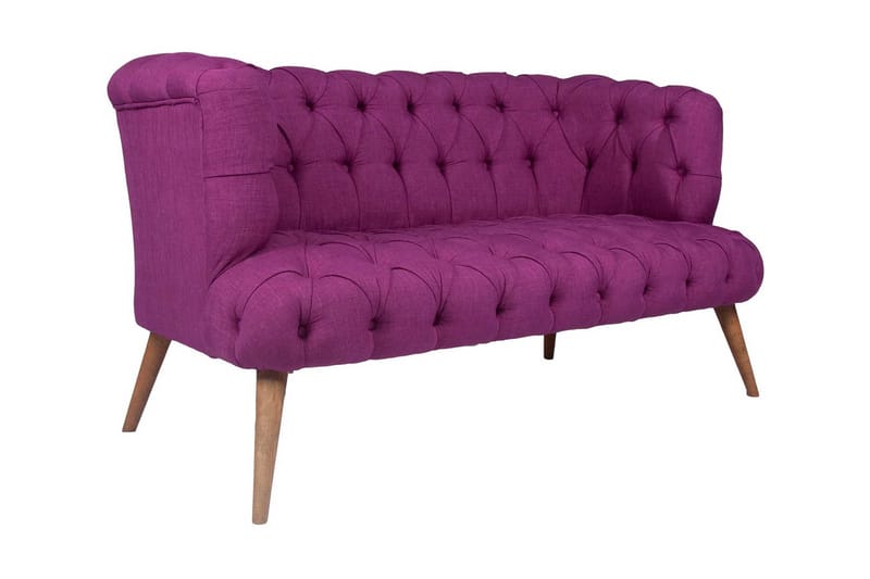 2:n ist Sohva Kiroli - Liila/Luonnonväri - Huonekalut - Sohva - 2:n istuttava sohva