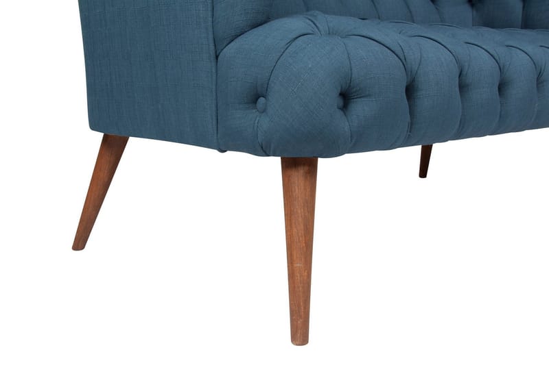 2:n ist Sohva Kiroli - Tummansininen/Luonnonväri - Huonekalut - Sohva - 2:n istuttava sohva