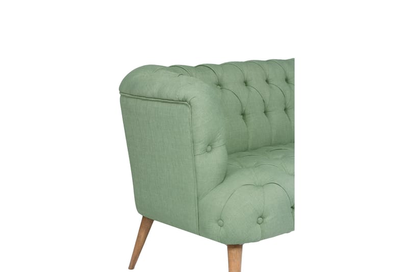 2:n ist Sohva Kiroli - Petroolinvihreä/Luonnonväri - Huonekalut - Sohva - 2:n istuttava sohva