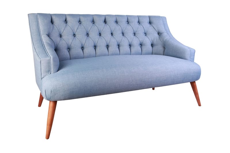 2:n ist Sohva Montiela - Indigonsininen/Luonnonväri - Huonekalut - Sohva - 2:n istuttava sohva