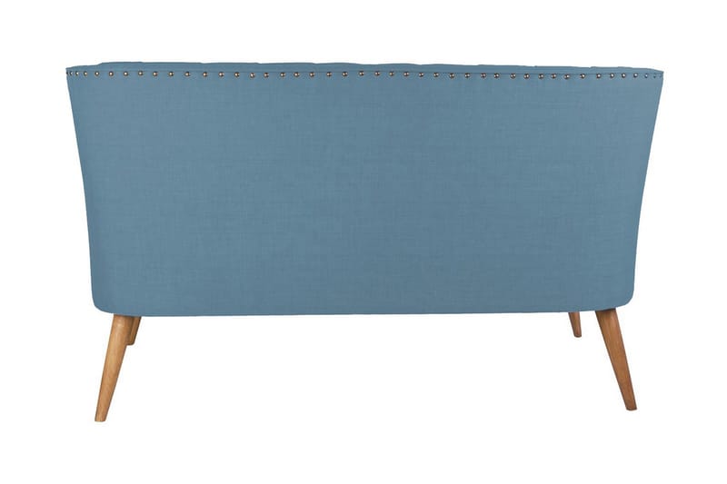 2:n ist Sohva Montiela - Tummansininen/Luonnonväri - Huonekalut - Sohva - 2:n istuttava sohva