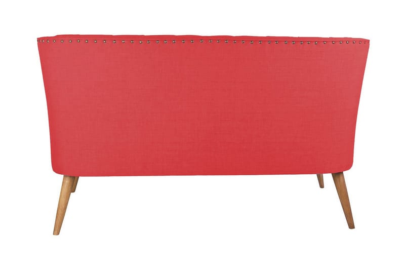 2:n ist Sohva Montiela - Punainen/Luonnonväri - Huonekalut - Sohva - 2:n istuttava sohva