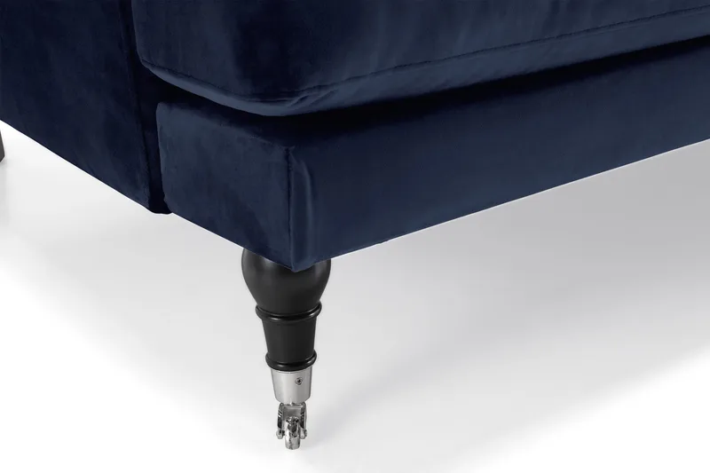 Andrew 2-istuttava Samettisohva - Sininen - Huonekalut - Sohva - 2:n istuttava sohva