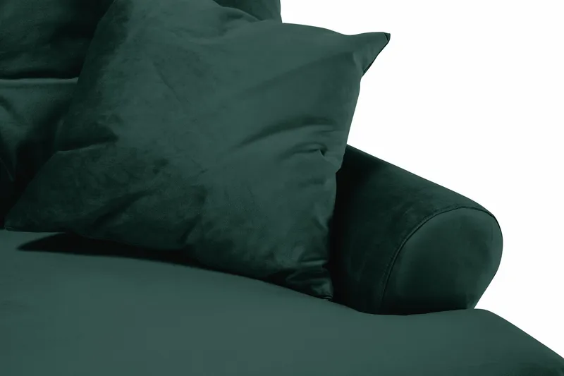 Andrew 2-istuttava Samettisohva - Vihreä - Huonekalut - Sohva - 2:n istuttava sohva