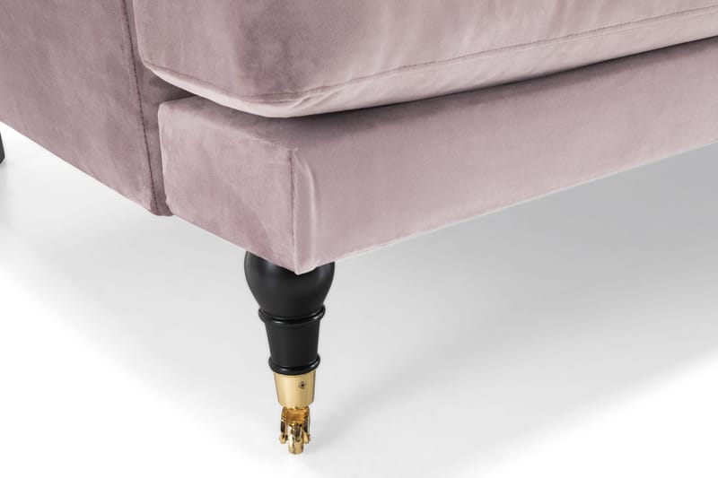 Andrew 2-istuttava Samettisohva - Violetti - Huonekalut - Sohva - 2:n istuttava sohva