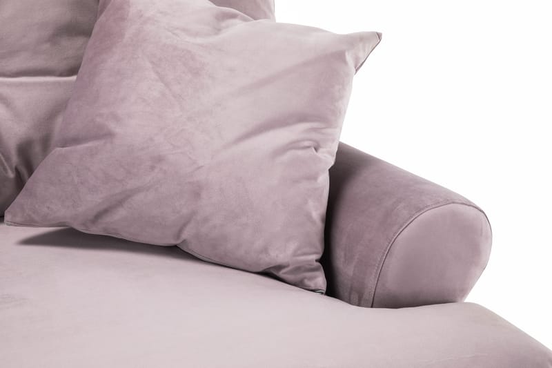 Andrew 2-istuttava Samettisohva - Violetti - Huonekalut - Sohva - 2:n istuttava sohva