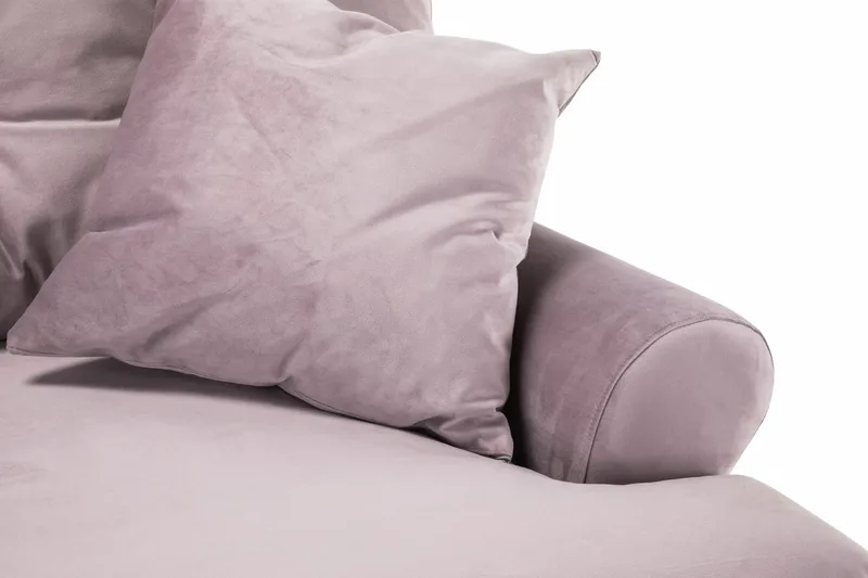 Andrew 2-istuttava Samettisohva - Violetti - Huonekalut - Sohva - 2:n istuttava sohva