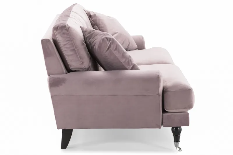 Andrew 2-istuttava Samettisohva - Violetti - Huonekalut - Sohva - 2:n istuttava sohva