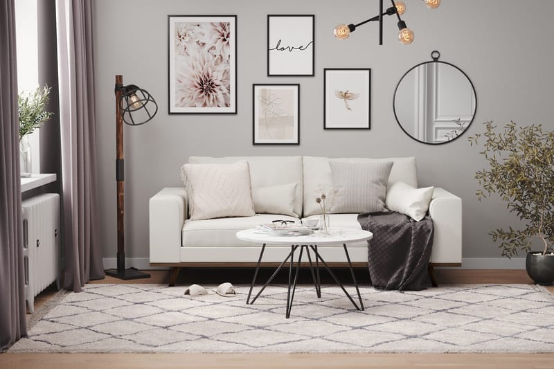 Copenhagen 2-istuttava Kangassohva - Beige - Huonekalut - Sohva - 2:n istuttava sohva