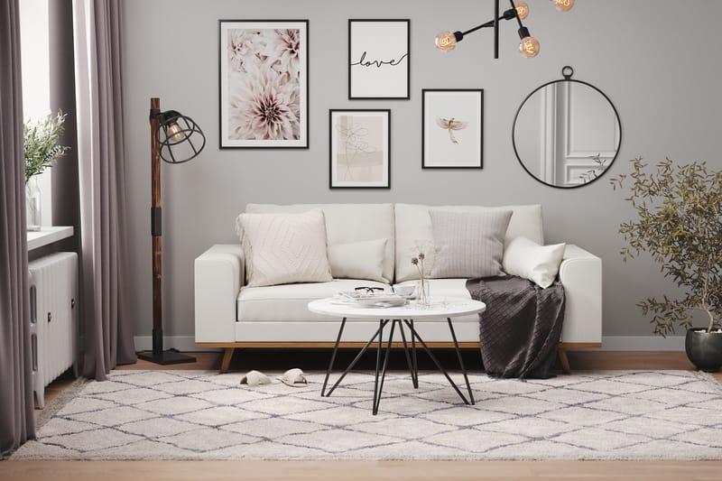 Copenhagen 2-istuttava Kangassohva - Beige - Huonekalut - Sohva - 2:n istuttava sohva