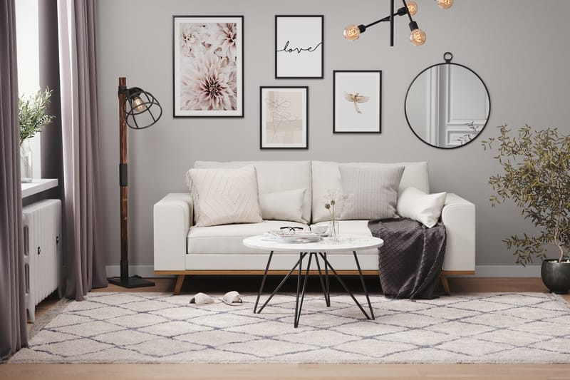 Copenhagen 2-istuttava Kangassohva - Beige - Huonekalut - Sohva - 2:n istuttava sohva
