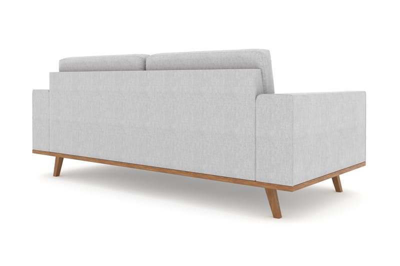 Copenhagen 2-istuttava Kangassohva - Vaaleanharmaa - Huonekalut - Sohva - 2:n istuttava sohva
