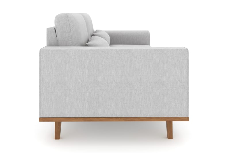 Copenhagen 2-istuttava Kangassohva - Vaaleanharmaa - Huonekalut - Sohva - 2:n istuttava sohva