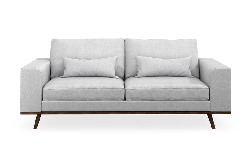 Copenhagen 2-istuttava Kangassohva - Vaaleanharmaa - Huonekalut - Sohva - 2:n istuttava sohva