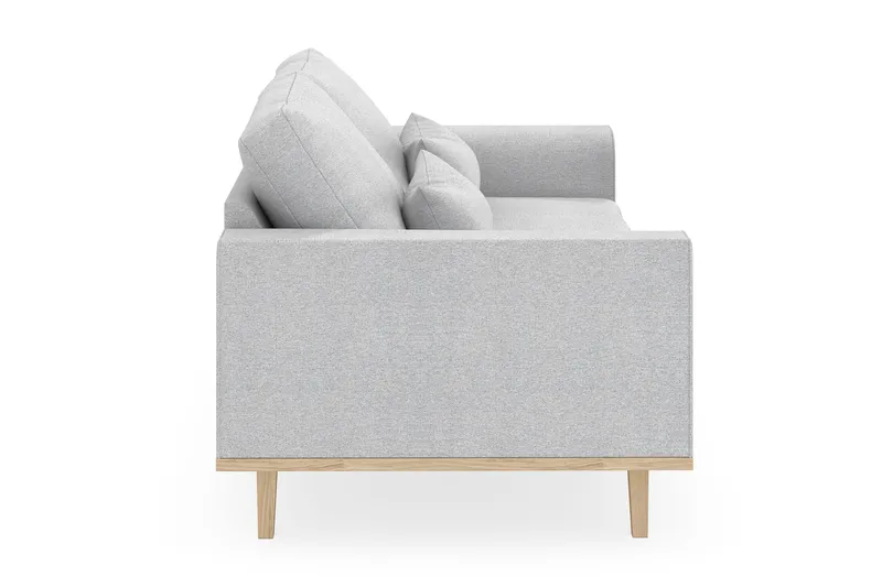 Copenhagen 2-istuttava Kangassohva - Vaaleanharmaa - Huonekalut - Sohva - 2:n istuttava sohva