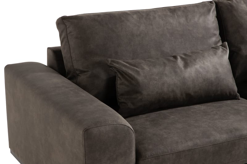 Copenhagen 2-istuttava Keinonahkasohva - Tummanharmaa - Huonekalut - Sohva - 2:n istuttava sohva