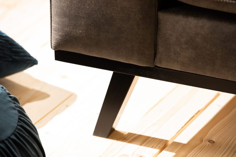 Copenhagen 2-istuttava Keinonahkasohva - Tummanharmaa - Huonekalut - Sohva - 2:n istuttava sohva