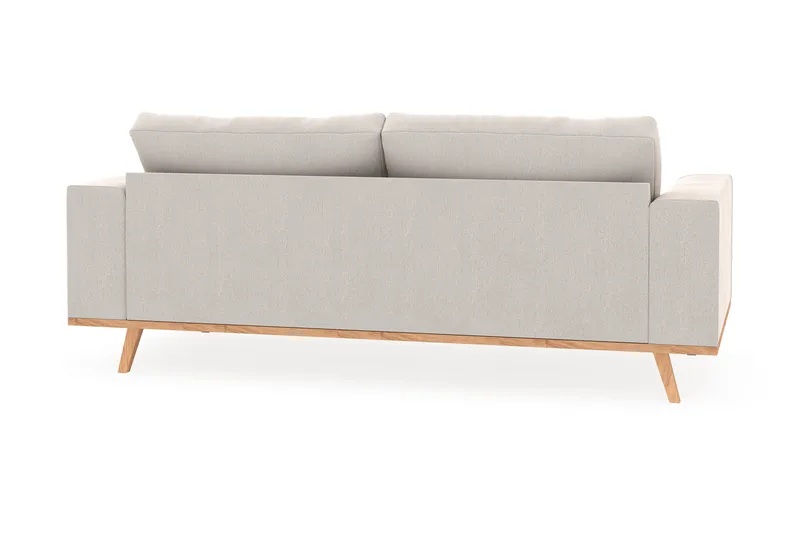 Copenhagen 2-istuttava Samettisohva - Kermanvalkoinen - Huonekalut - Sohva - 2:n istuttava sohva