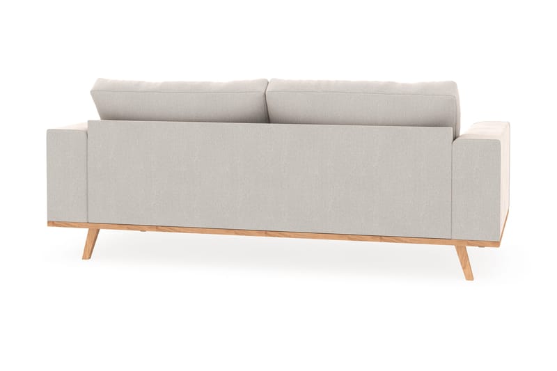 Copenhagen 2-istuttava Samettisohva - Kermanvalkoinen - Huonekalut - Sohva - 2:n istuttava sohva