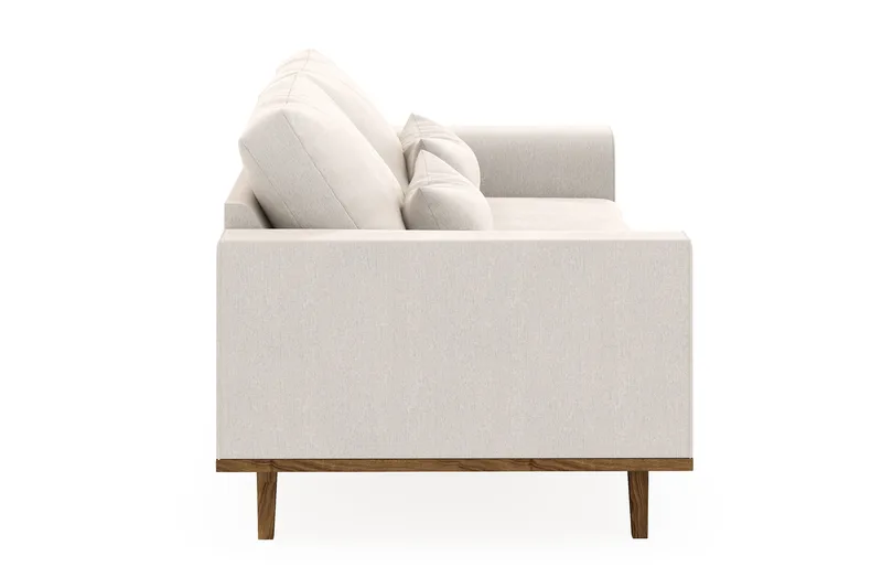 Copenhagen 2-istuttava Samettisohva - Kermanvalkoinen - Huonekalut - Sohva - 2:n istuttava sohva