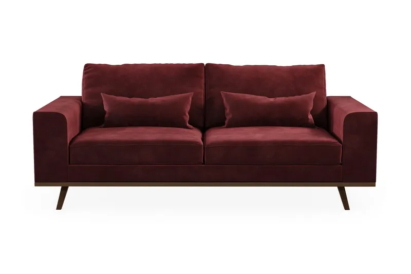 Copenhagen 2-istuttava Samettisohva - Violetti - Huonekalut - Sohva - 2:n istuttava sohva