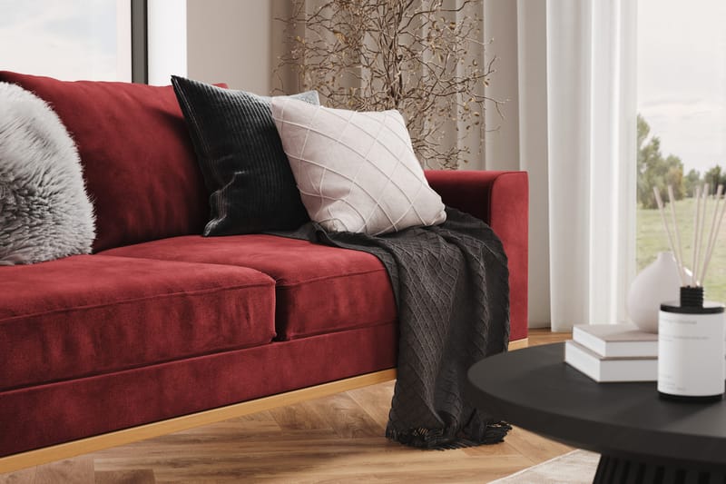 Copenhagen 2-istuttava Samettisohva - Violetti - Huonekalut - Sohva - 2:n istuttava sohva