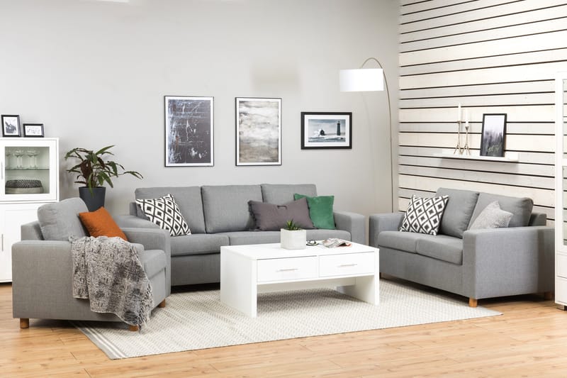 Crazy 2-istuttava Kangassohva - Harmaa - Huonekalut - Sohva - 2:n istuttava sohva