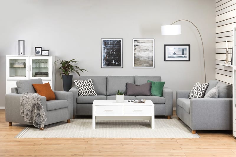 Crazy 2-istuttava Kangassohva - Harmaa - Huonekalut - Sohva - 2:n istuttava sohva