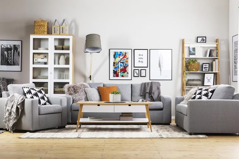 Crazy 2-istuttava Kangassohva - Harmaa - Huonekalut - Sohva - 2:n istuttava sohva