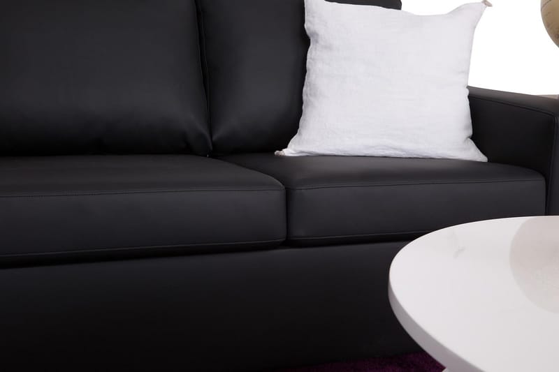 Crazy 2-istuttava Keinonahkasohva - Musta - Huonekalut - Sohva - 2:n istuttava sohva