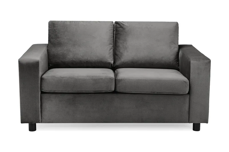 Crazy 2-istuttava Samettisohva, Tummanharmaa
