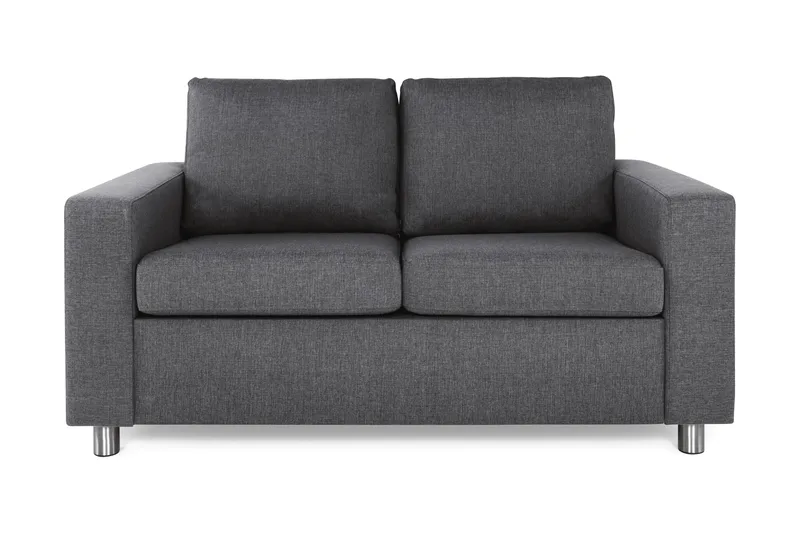 Crazy Sohvaryhmä 2-istuttava Sohva + Nojatuoli Kankaalla, Tummanharmaa