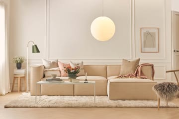 Cubo 2-istuttava Oikeanpuoleinen Moduuli Kangas 120 cm leveä - Beige - Huonekalut - Sohva - 2:n istuttava sohva