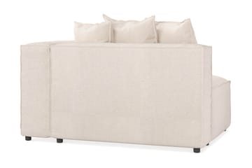 Cubo 2-istuttava Oikeanpuoleinen Moduuli Kangas 120 cm leveä - Beige - Huonekalut - Sohva - 2:n istuttava sohva