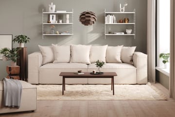 Cubo 2-istuttava Oikeanpuoleinen Moduuli Kangas 120 cm leveä - Beige - Huonekalut - Sohva - 2:n istuttava sohva