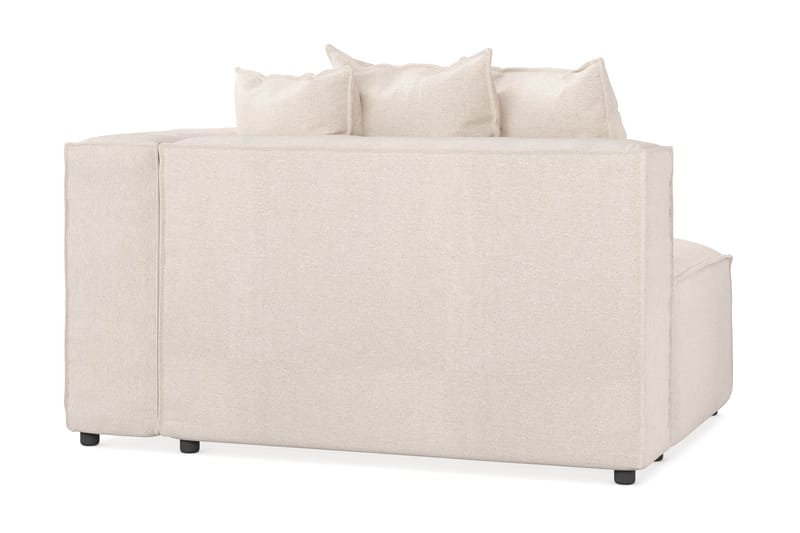 Cubo 2-istuttava Oikeanpuoleinen Moduuli Kangas 120 cm leveä - Beige - Huonekalut - Sohva - Moduulisohva - Muut moduulisohvan moduulit