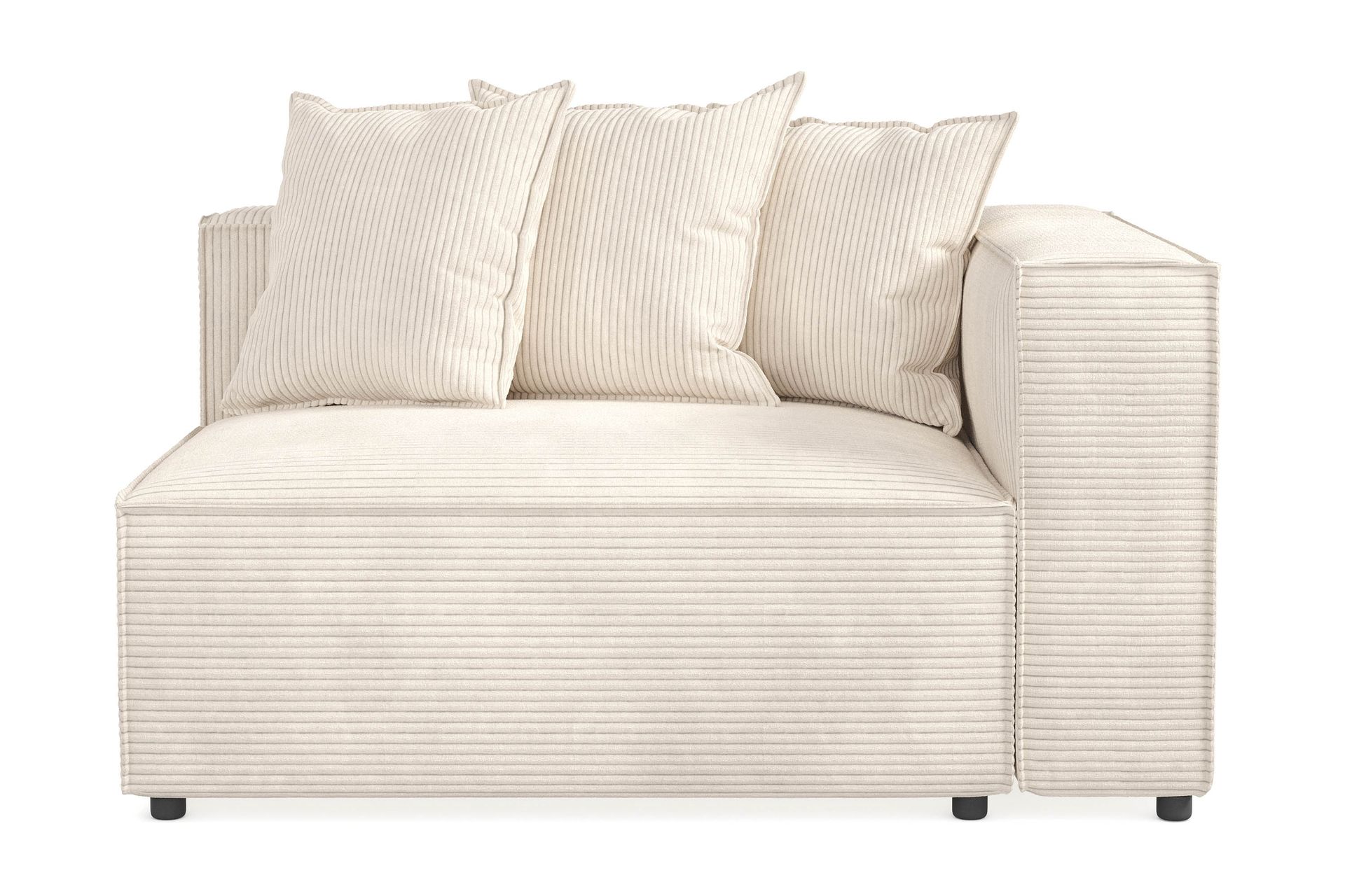 Cubo 2-istuttava Oikeanpuoleinen Moduuli Manchester 120 cm leveä - Beige - Huonekalut - Sohva - 2:n istuttava sohva