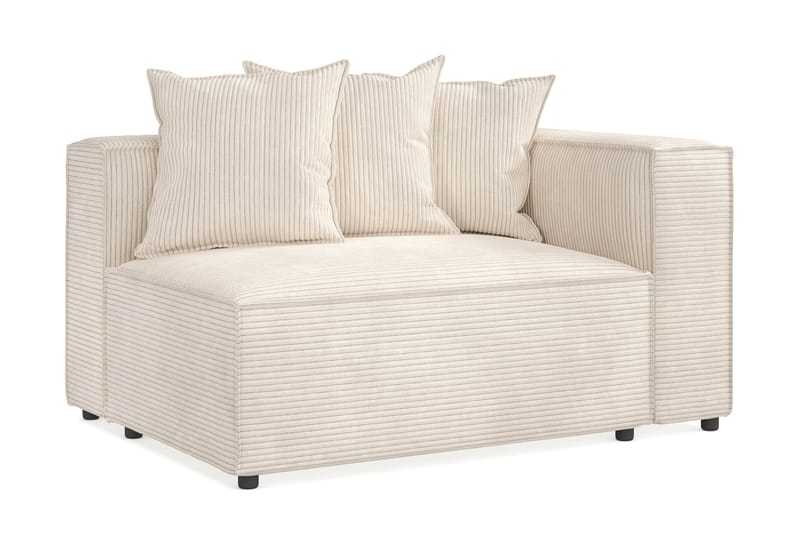 Cubo 2-istuttava Oikeanpuoleinen Moduuli Manchester 120 cm leveä - Beige - Huonekalut - Sohva - 2:n istuttava sohva